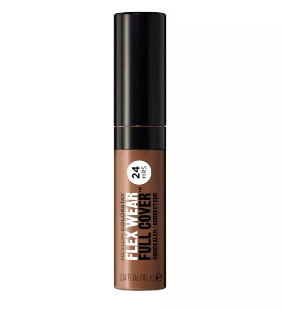 Revlon ColorStay Flex Wear Full Cover Concealer, 077 Cinnamon, 0.34 fl oz