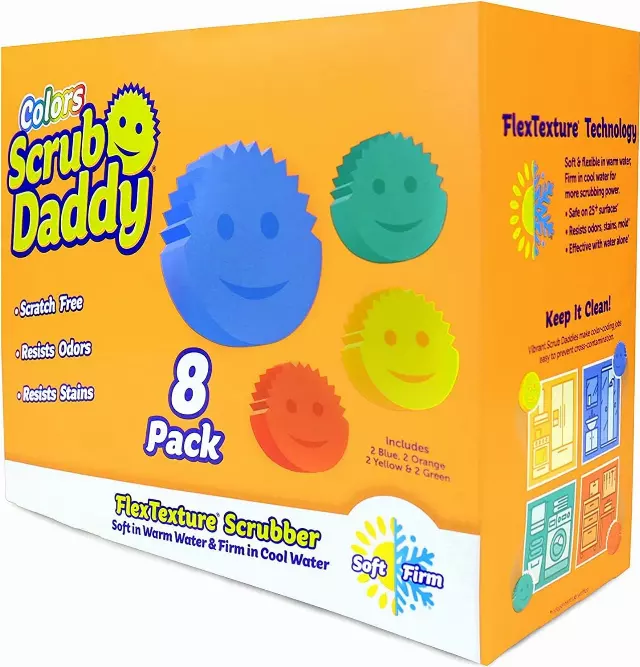 Scrub Daddy Sponges Set - 8 Count