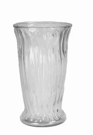 GP4014CLR – Roman Column vase 12” high x 6.75” opening – “case pk 6”