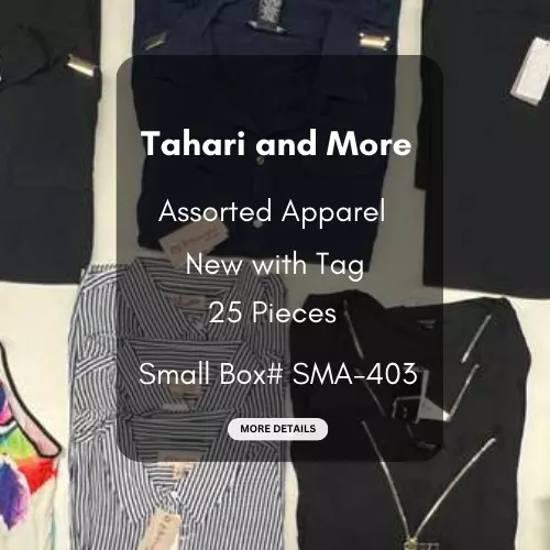 Tahari and more | Assorted Apparel | 25 Pieces | New with Tag |Small box #SMA-403
