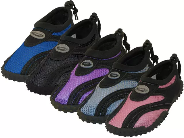 G1185C-A - Wholesale Children's "Wave" Nylon Upper With TPR. Outsole Comfortable Water Shoes