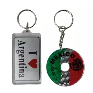 Argentina & Mexico – Small Key Chains – LOT OF 335 PCS
