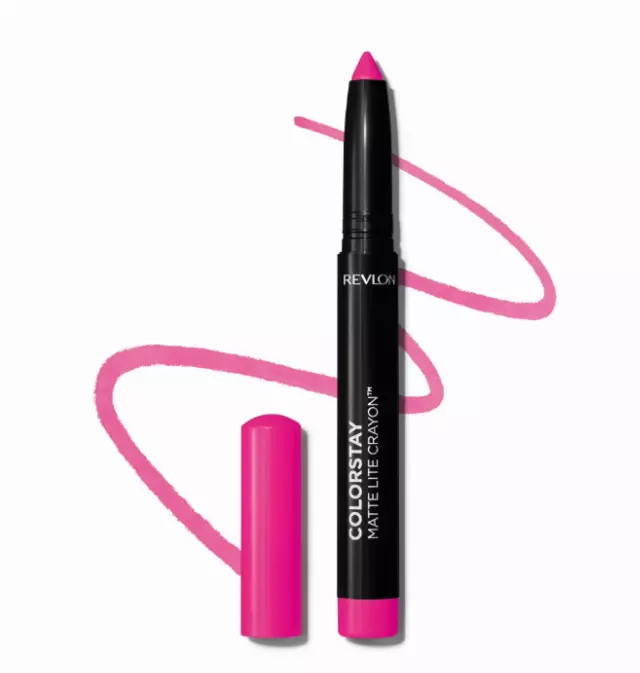 Revlon ColorStay Matte Lite Crayon Lightweight Lipstick, Mile High, 0.049 oz