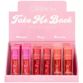 Beauty Creations Take Me Back - Roller Gloss - Wholesale Display 24 Units (LTBD3)