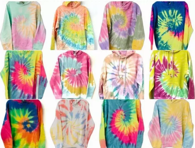 #7-EX-260 Adult Tie Dye Pullover Hoodie (Pick Color) – $5.90 each (12 Pieces Per Color)