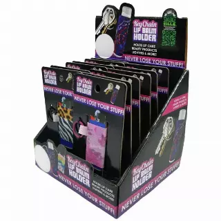 Neoprene Lighter Case Key Chain - 12 Pieces Per Retail Ready Display 23036