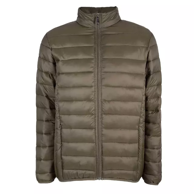 Men’s Ultra Light Packable Solid 20D Full Zip Puffer Jacket - Style #MFJ805 - $14.90/Unit 12 PC — M-2XL (WHOLESALE) / Ranger Green