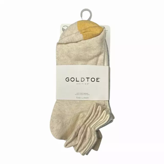 #6-GT-1747047 ‘Gold Toe’ Tab Liner (Shoe Size 6-9) – $5.00 Per 6 Pair Pack (12 Packs)