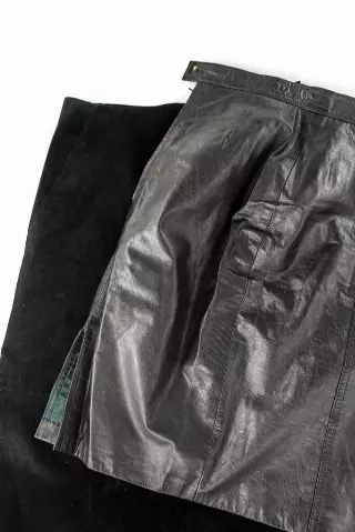 Vintage Leather Skirt Mix of 10