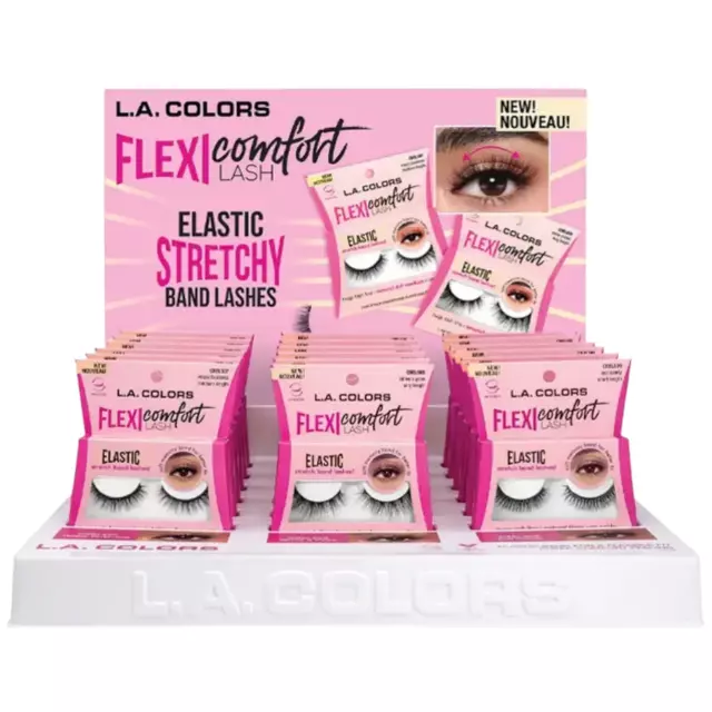 L.A. Colors Flexi Comfort Lash - Wholesale Display 18 Units (CLAC534)