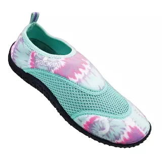 Aqua Tie Dye Tweens Aqua Socks