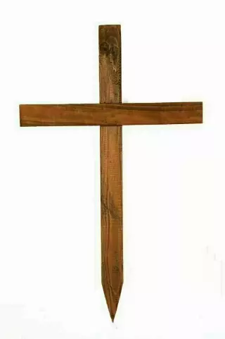 WC-1 Stain – 24” Wood stain Cross-“each” – Min 24 – Case Pk 24