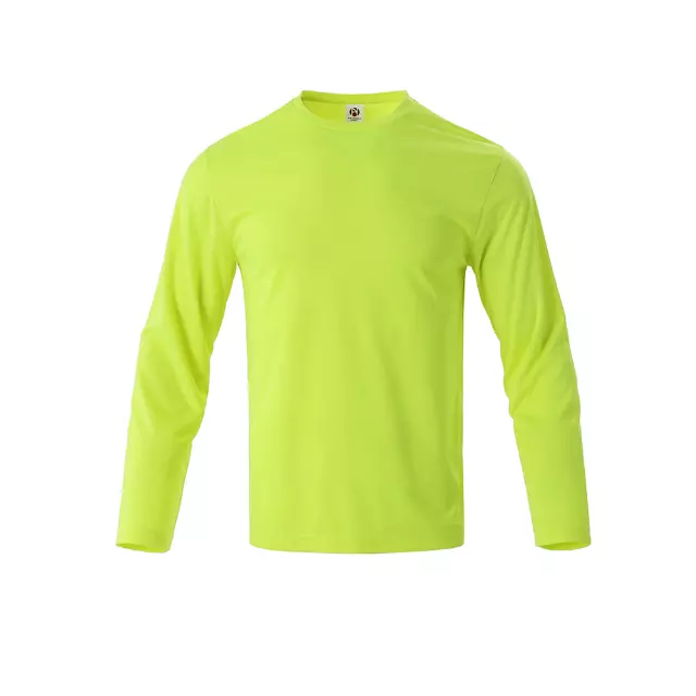 MEN'S PERFORMANCE T SHIRT WITH POLYESTER MICRO MESH FABRIC - Style #MS907 - $4.50/Unit MINIMUM 24 PCS - PLEASE SEE DESCRIPTION - S-2XL — Yellow