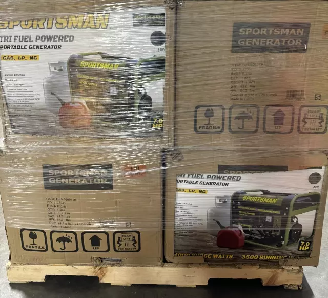 (8) SPORTSMAN GENERATORS PALLET – LOT ID: 0055 – AS-IS Untested Customer Returns