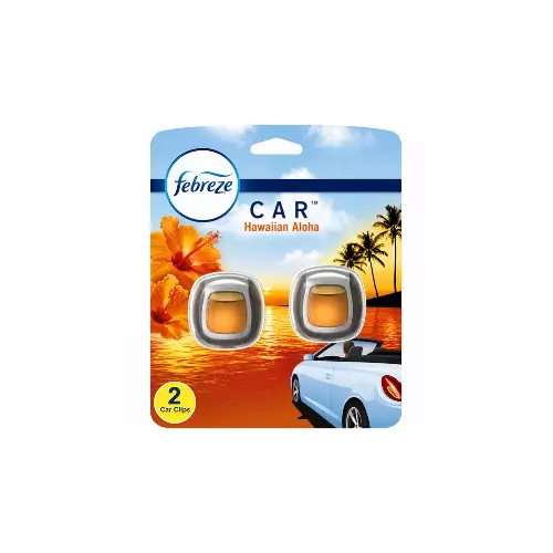 Febreze Car Vent Clip Hawaiian Aloha Case Pack 8