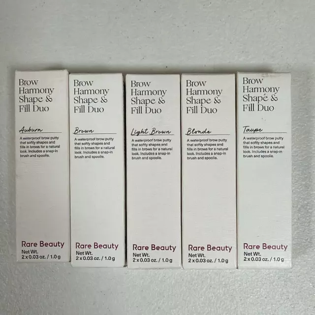 WHOLESALE RARE BEAUTY BROW HARMONY SHAPE & FILL DUO - ASSORTED COLORS - 48 PIECE LOT