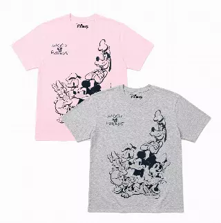 DISNEY MICKEY & FRIENDS ASSORTED T-SHIRTS 7DSN9C2358CL