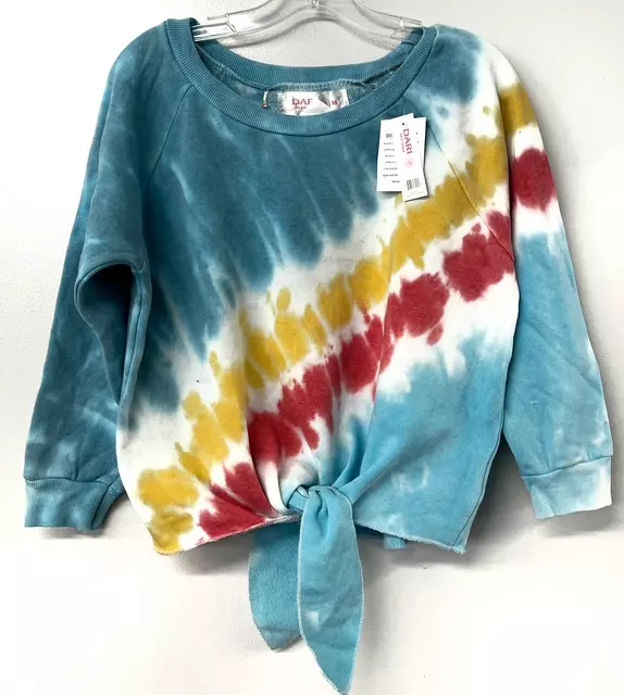 #7W-380-TD Women/Juniors Cropped Tie Dye Sweatshirt – $3.00 each (30 Pieces)
