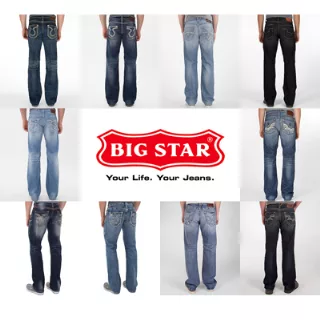 Big Star Mens IRR Denim Jeans Assortment 24pcs.