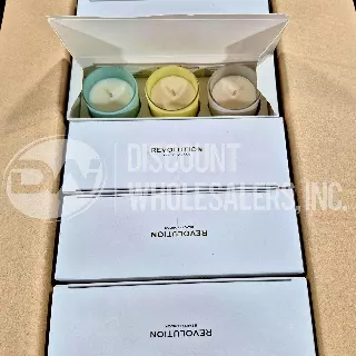 Revolution Grounded Collection Mini Scented Candle Gift Trio Set · 60 units