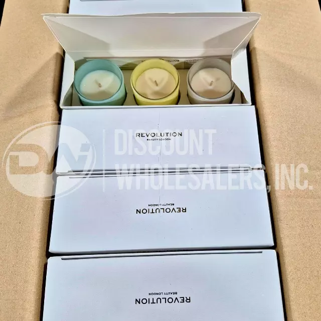 Revolution Grounded Collection Mini Scented Candle Gift Trio Set · 60 units