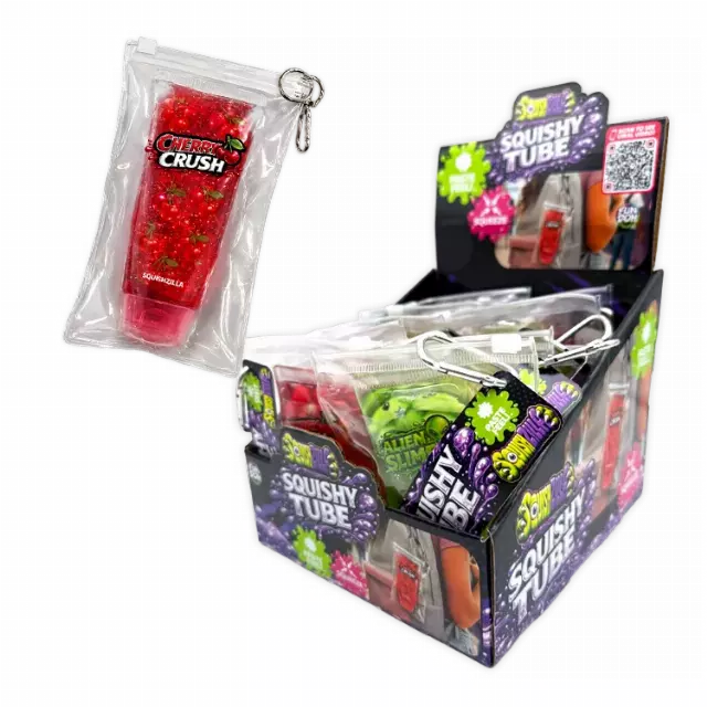 Fun Doh™ Squishzilla™ Squishy Tube Toy - 12 Pieces Per Retail Ready Display 26855