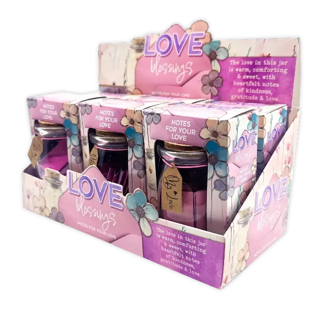 Love Blessing notes - 6 Pieces Per Retail Ready Display 25819