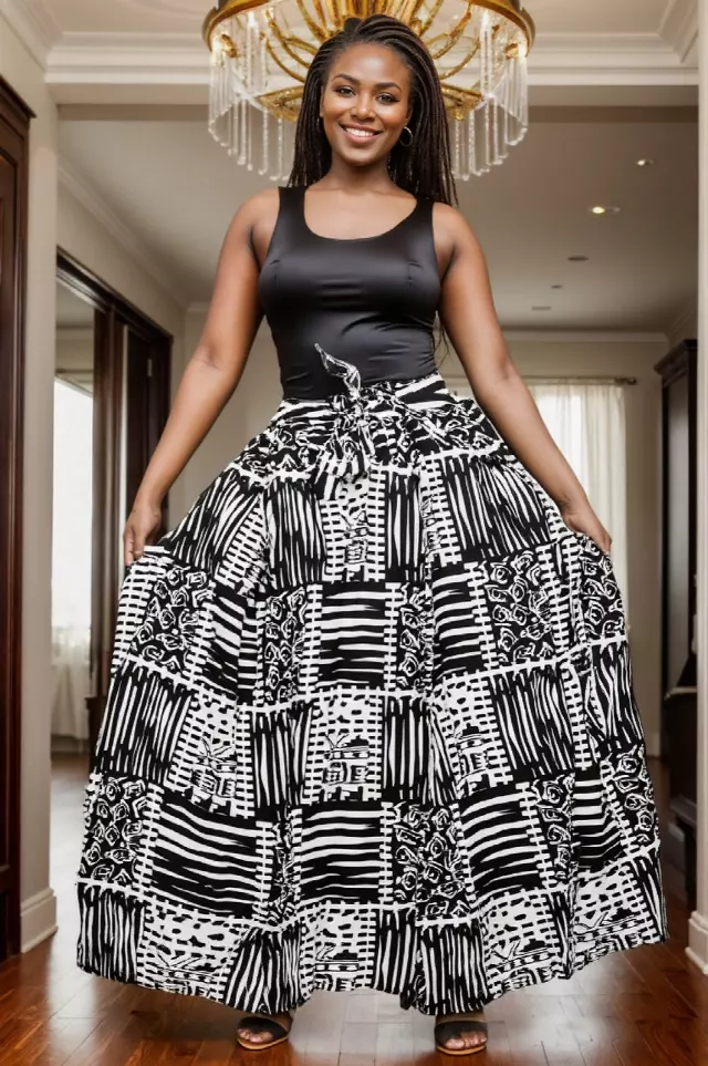 701P - NEW PRINT ALERT!!!! Ankara Palazzo Pants With Pockets (3 PCS PRE-PACK) - $25.00 Each — One Size (4 - 24) / Print-659C