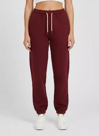 Women’s Fleece Jogger Pants #07 — Burgundy / S-M-L-XL