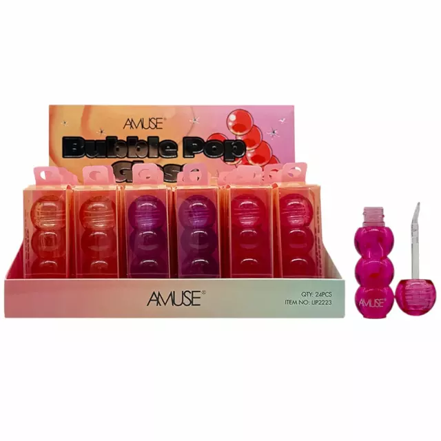 Amuse Bubble Pop Gloss - Wholesale Display 24 Units (LIP2223)
