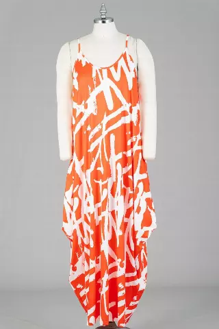 CHH21037 Print Knit Maxi Dress - One Size (6-PCS PRE-PACK- 6 Assorted Colors) ($20.00 Each)
