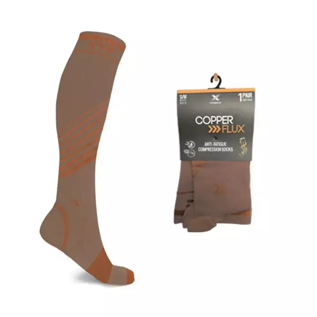 Copper Compression Striped Knee High Socks — Small/Medium · SKU EF-STECS-M-ESP