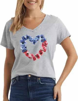 #266-H-6431 Women’s Short Sleeve Tee – $.90 Each (12 Pieces)