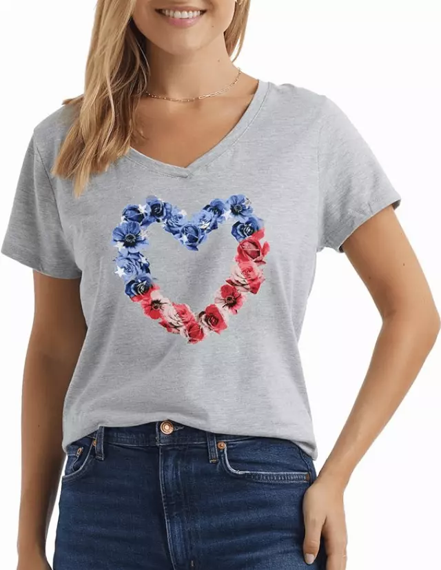 #266-H-6431 Women’s Short Sleeve Tee – $.90 Each (12 Pieces)