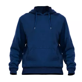Men's Pullover Fleece Hoodie - Style #MFJ172-$7.25/Unit - 24 PCS/CS - PLEASE SEE DESCRIPTION — Denim Blue