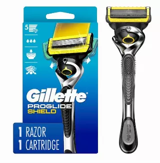 Gillette ProGlide Shield Razor for Men, Handle + 1 Blade Refill