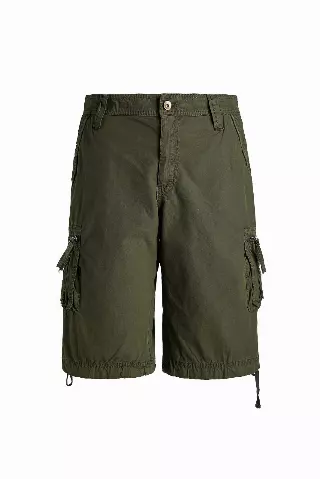 Men's Twil 8 Pocket 100% Cotton Cargo Short- Style #MP413- $10.90/Unit — 30-38 (WHOLESALE ONLY) / Ranger Green