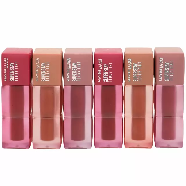 Maybelline Super Stay Teddy Tint Long Lasting Matte Lip Tint - Wholesale 6 Units (MAY-TEDDY)