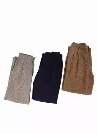 Vintage Men's High-Waisted Trouser Mix of 20 Pcs