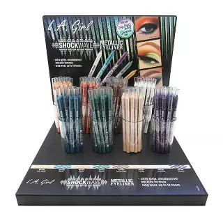 L.A. Girl Shockwave Metallic Eyeliner - Wholesale Display 96 Units (GPD422)