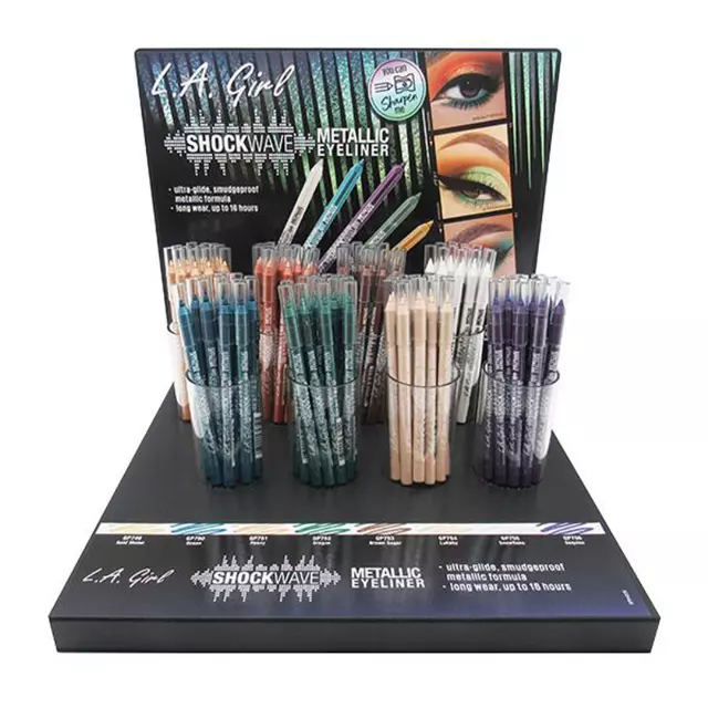 L.A. Girl Shockwave Metallic Eyeliner - Wholesale Display 96 Units (GPD422)