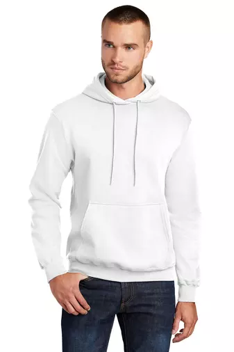 #7M-715-PC-X-WT ‘Port & Company’ Big Men’s Pullover Hoods(White 4x) – $5.00 each (12 Pieces)
