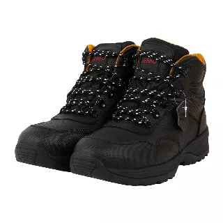 Leather steel-toed work boots · assorted sizes