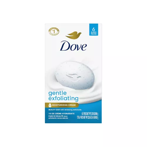 Dove Gentle Exfoliating Beauty Bar 3.75oz 6 Count – Case Pack 12