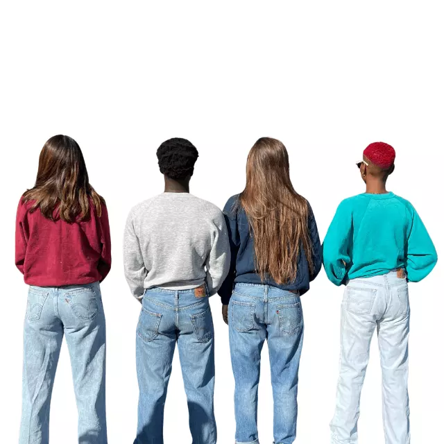 Levis/Lee/Wrangler Jeans — 32" / 3 pairs