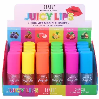 Romantic Beauty Juicy Lips Shimmer Magic Lip Plumper - Wholesale Display 24 Units (LG7043)
