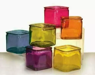 GP3005-4Asst – 4.75” Glass block assorted colors-“case pk 12”