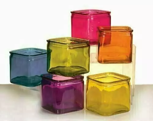 GP3005-4Asst – 4.75” Glass block assorted colors-“case pk 12”
