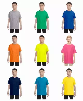 Wholesale Lot Of 1,440 Gildan Color T-Shirts – First Quality – XS-XL – Suggested Retail Price $6.00 Each – Your Price Is Only $0.95 Each