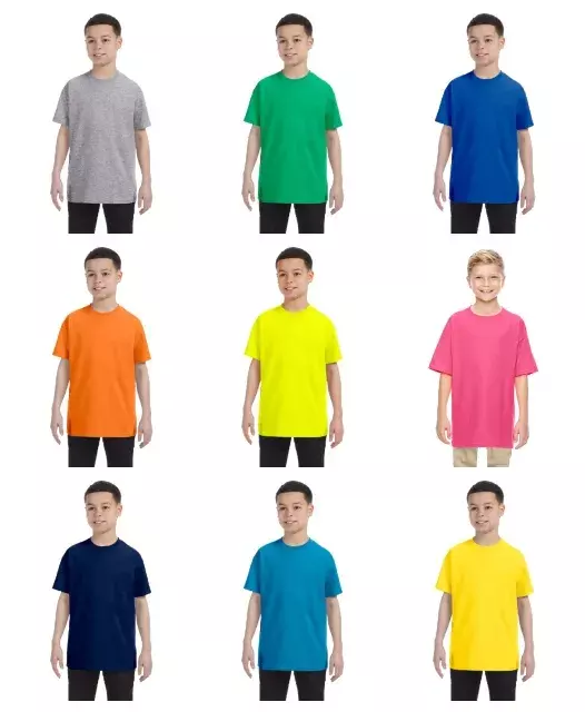 Wholesale Lot Of 1,440 Gildan Color T-Shirts – First Quality – XS-XL – Suggested Retail Price $6.00 Each – Your Price Is Only $0.95 Each